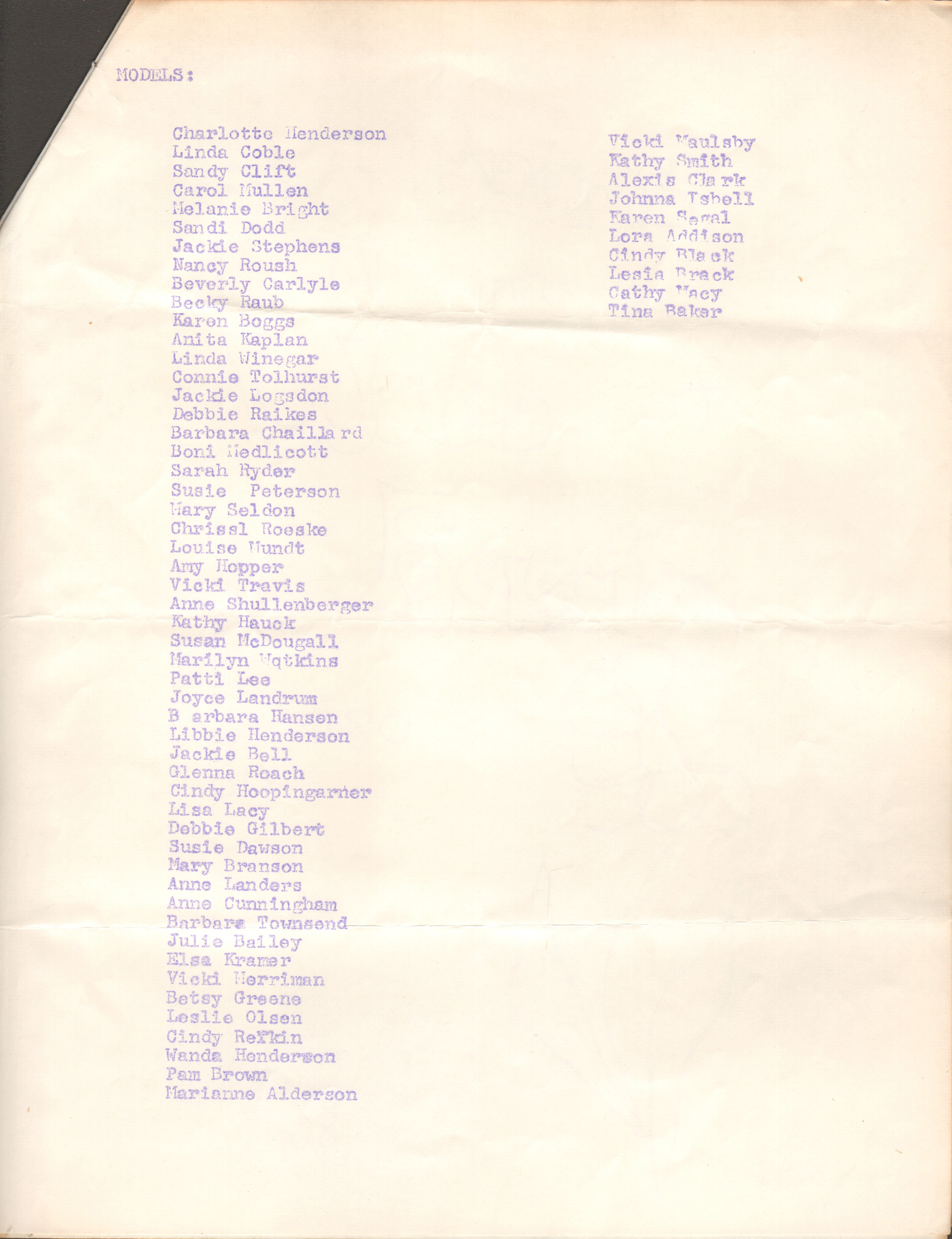 School 80 World of Fashion program