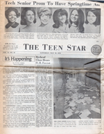 newspaper clipping - The Teen Star - May 30 1970
