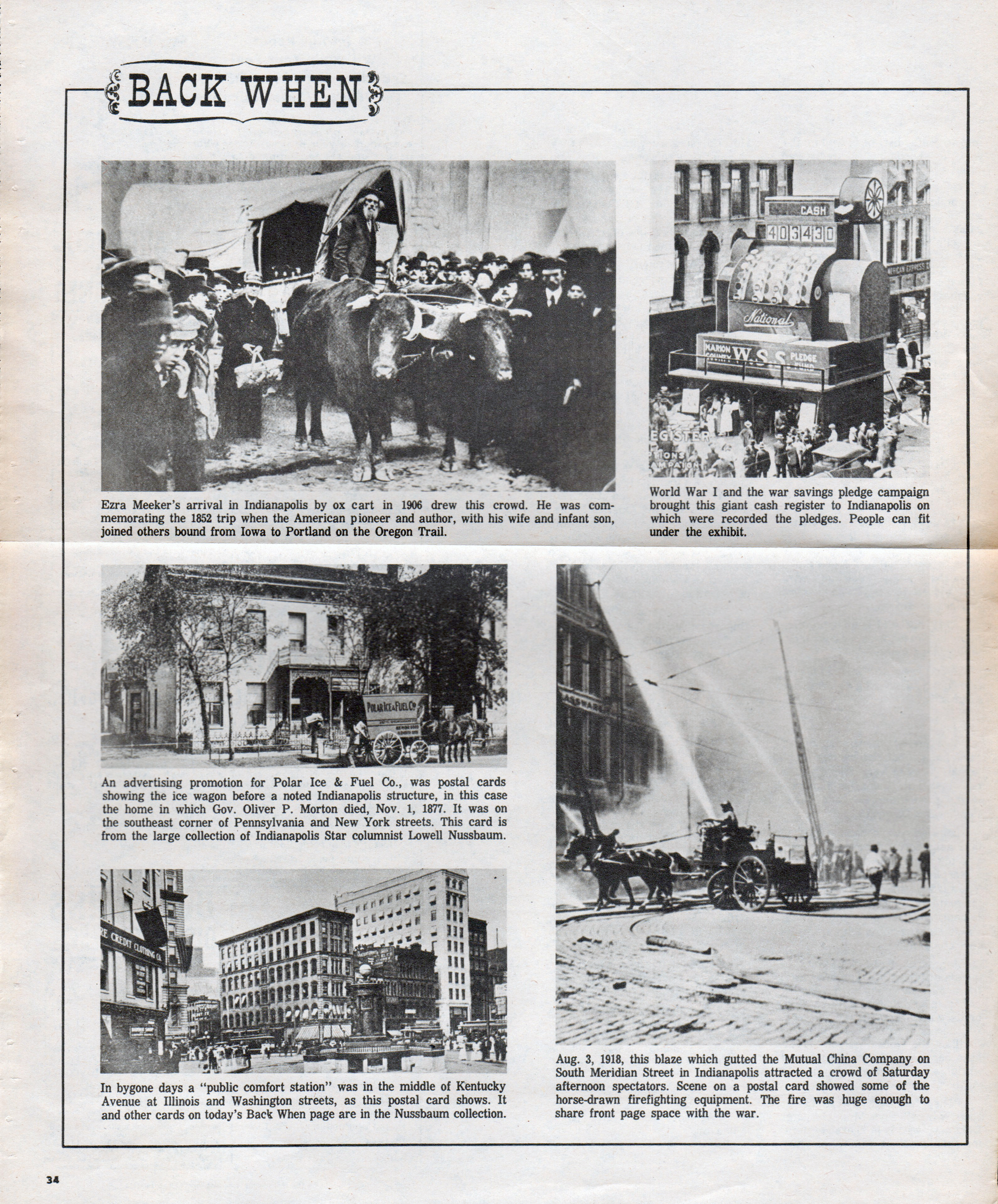 newspaper clipping - Back When - Polar Ice