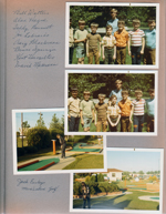 Cub scouts outing? - Bill Watters, Alan, Teddy Bennett, Joe Lobraico, Craig Blackman, Bruce Springer, Kent Hamilton, David Messman. Jack Ensley's miniature golf west 56th