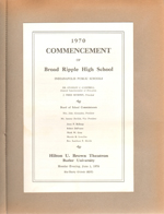 BRHS graduation Commencement program - Susan
