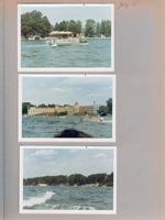 Wawasee - boat flotilla. Spink - seminary.