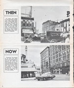 newspaper clipping - Then and Now - Bates Hotel downtown