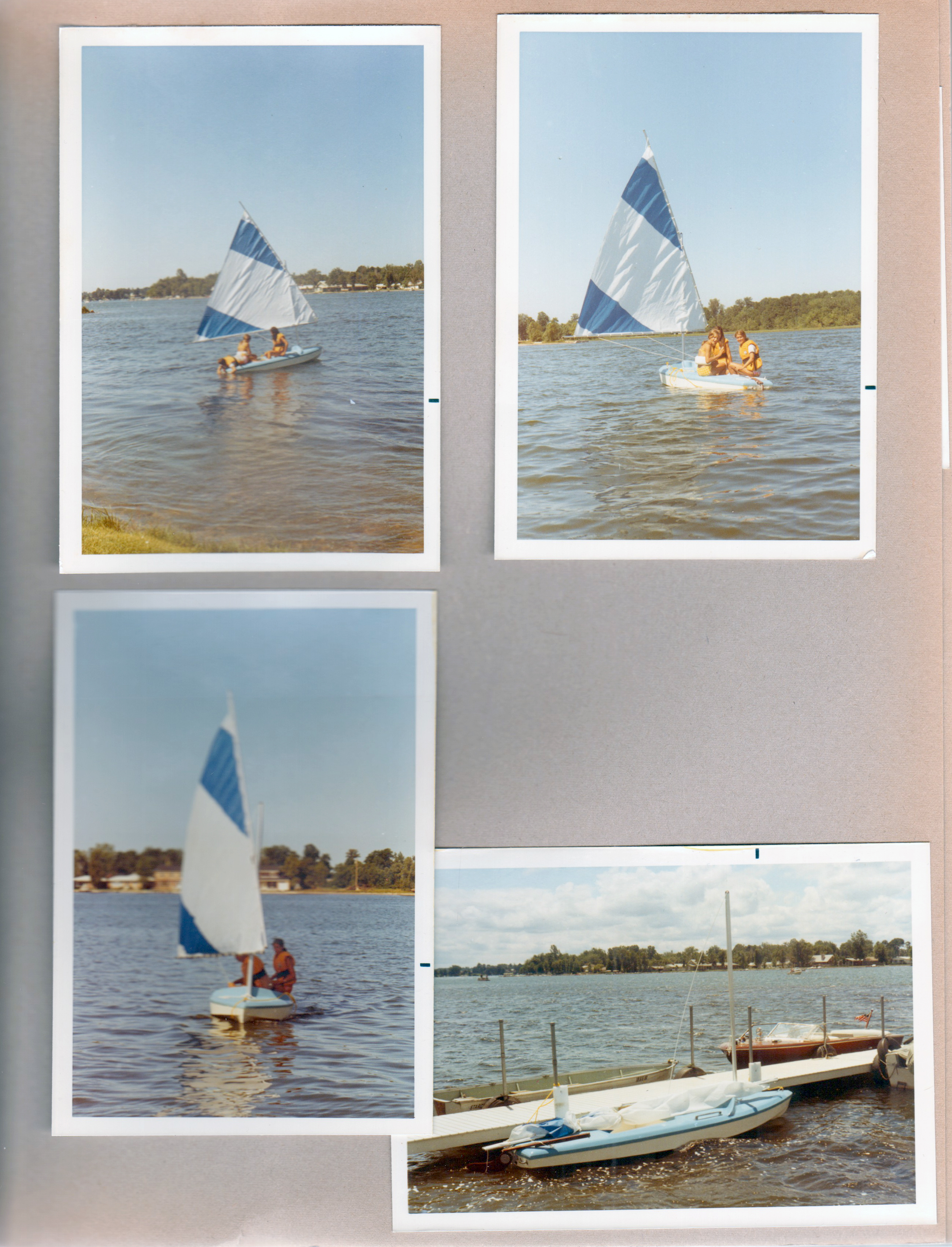 Wawasee - Johnson Bay - Lugar sailboat - 3 Susans sailing.