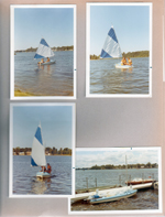 Wawasee - Johnson Bay - Lugar sailboat - 3 Susans sailing.