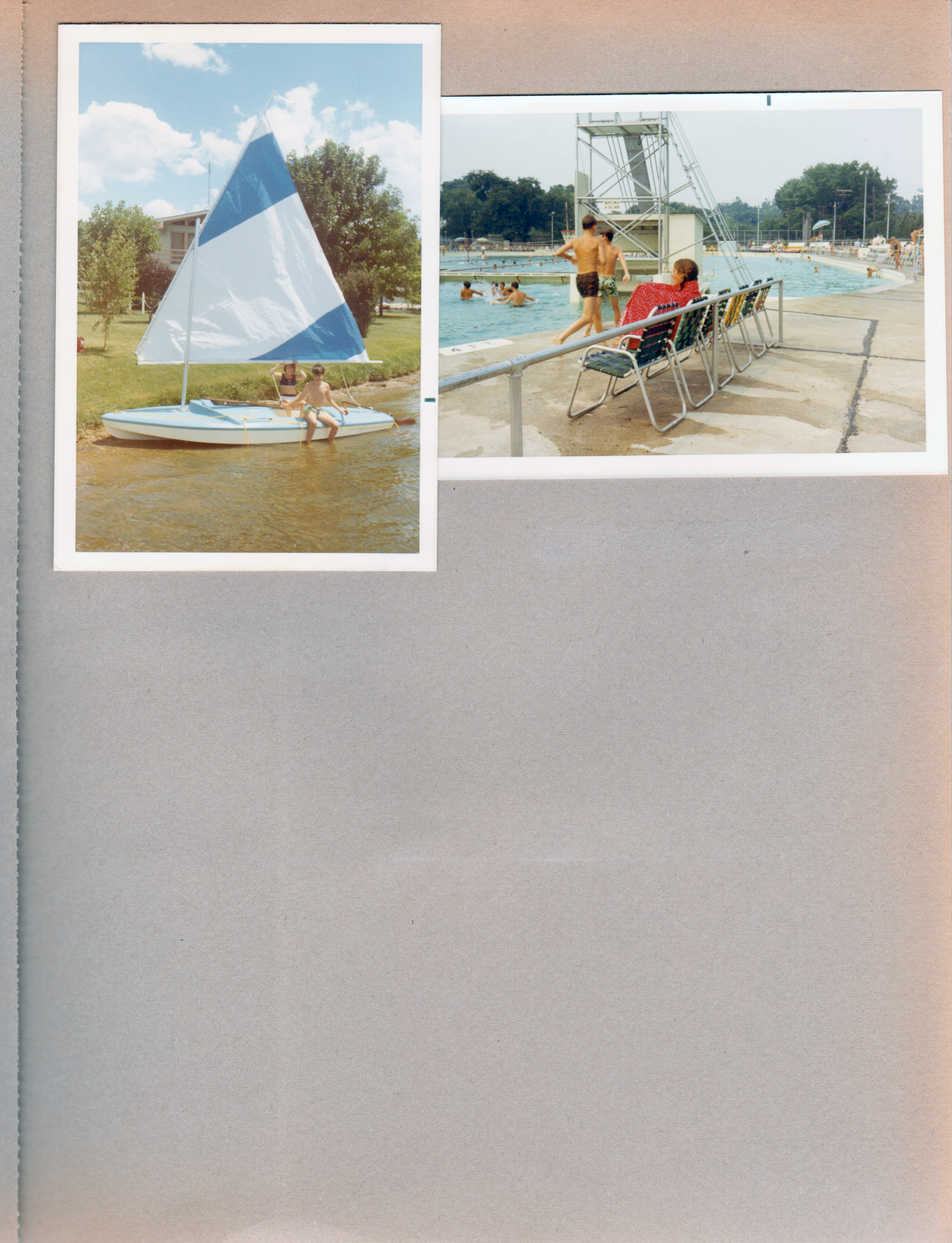 Wawasee - Johnson Bay - Lugar sailboat - Alan and Cindy Sprague. Riviera Club - slide - Susan