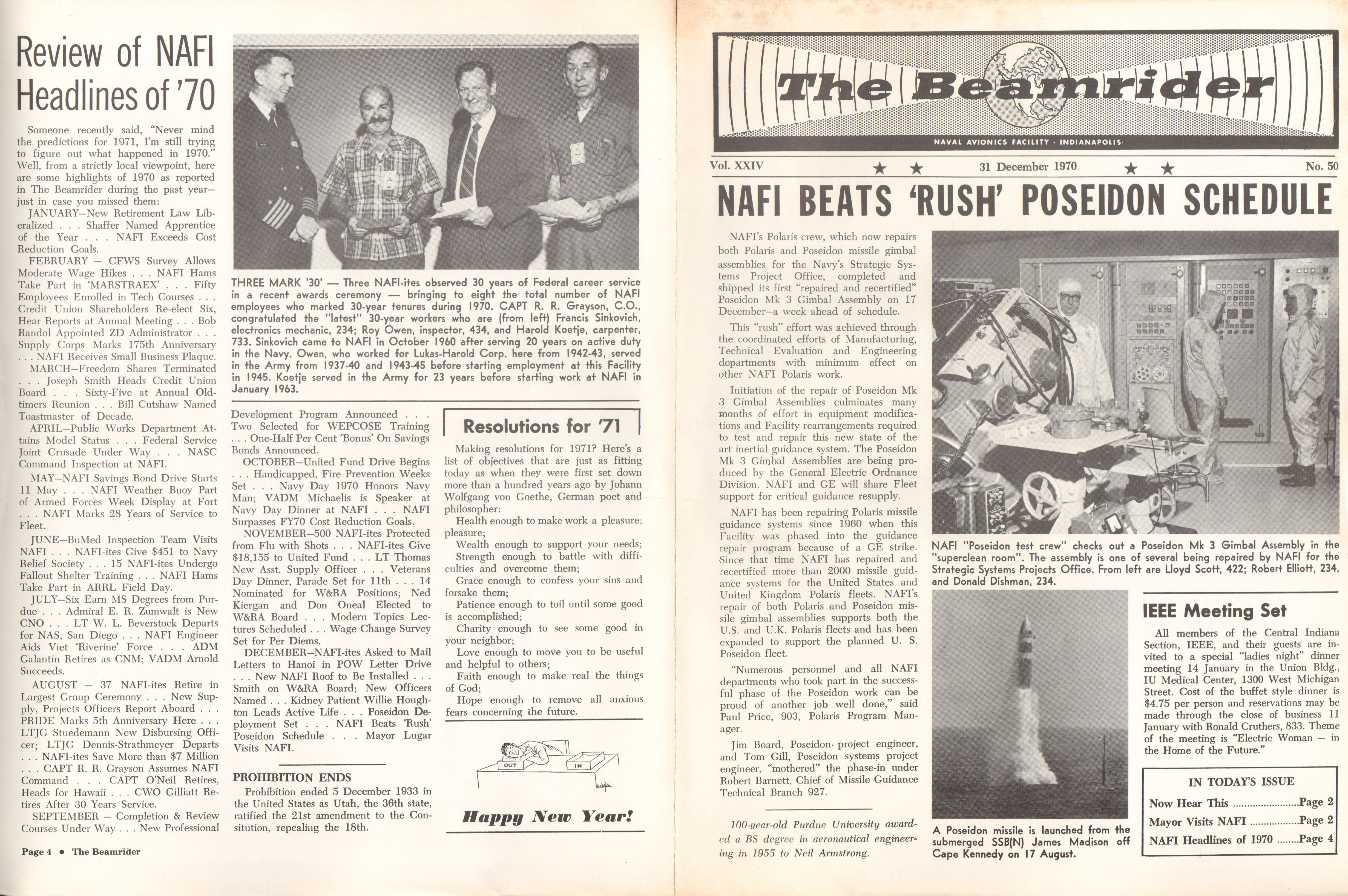 NAFI Beamrider Dec 31 1970 - Poseidon