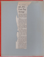newspaper clipping - IU and Purdue costs