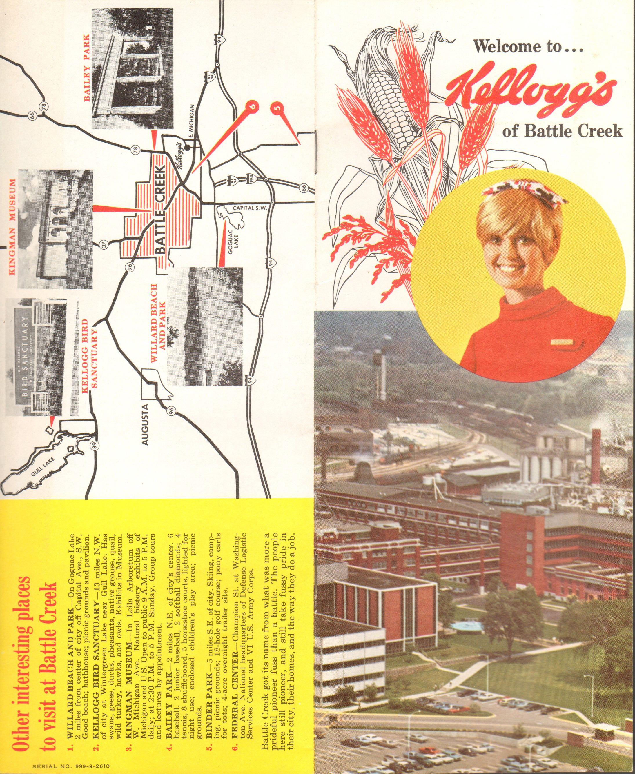 Kellogg's of Battle Creek MI brochure