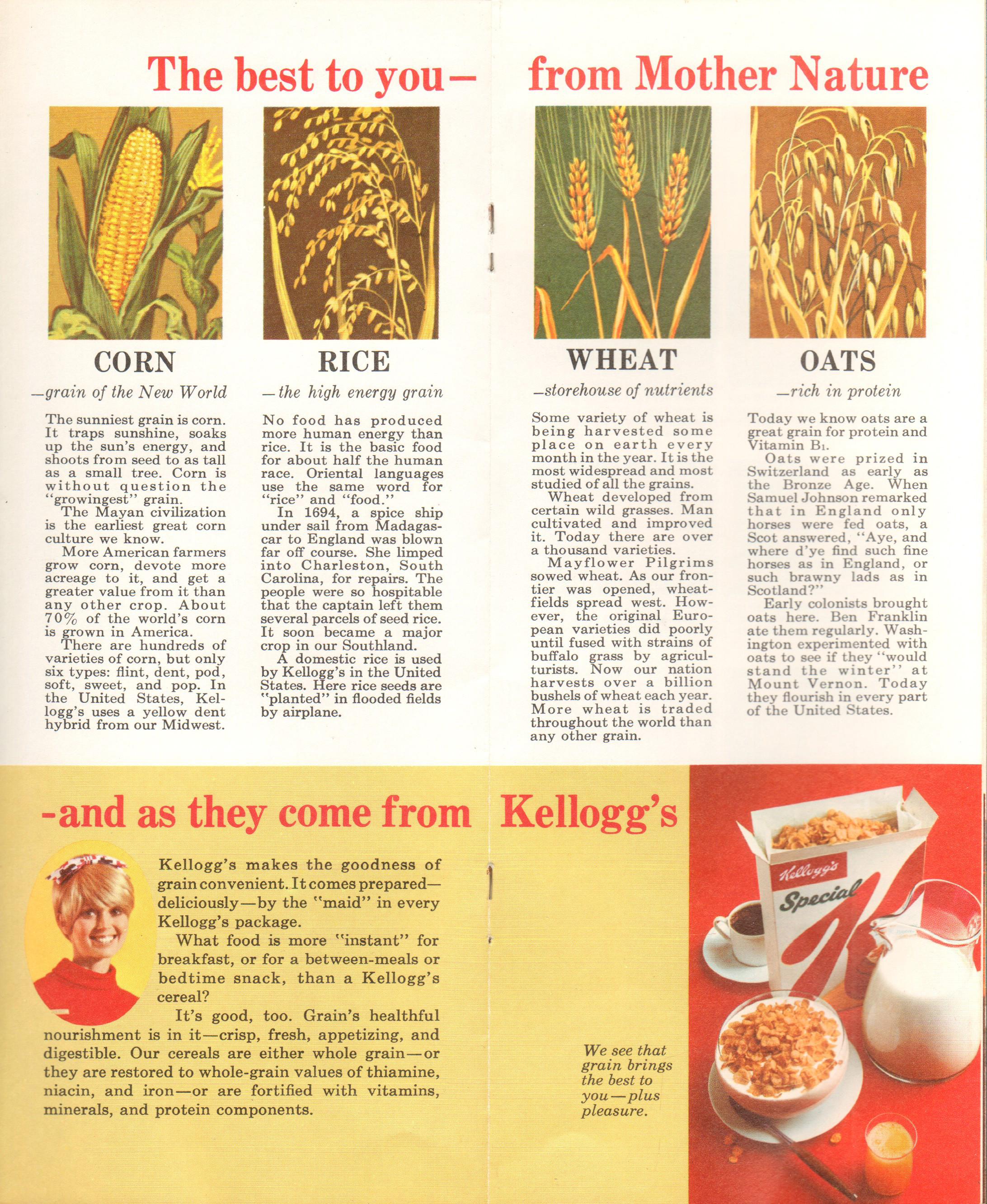 Kellogg's of Battle Creek MI brochure