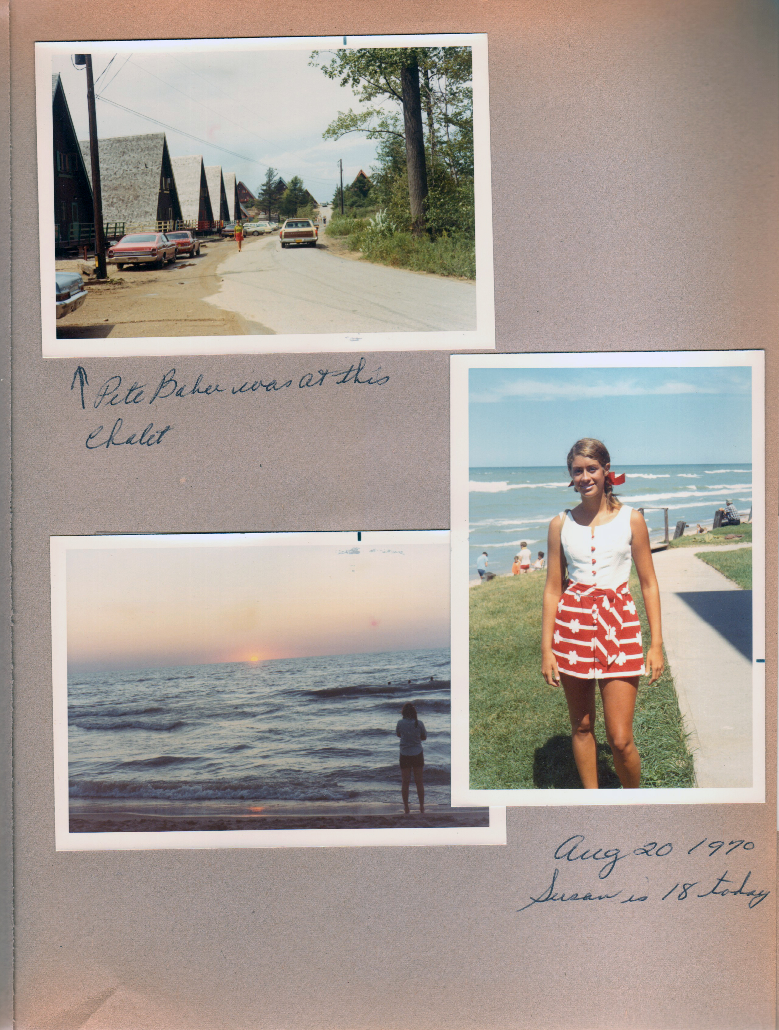 Chalet on the Lake - Pete Baker was at this chalet. Susan's 18th birthday.