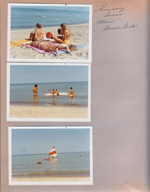 Chalet on the Lake - on the beach - Rosemary, Susan, Alan, Susan Tuck. sailboats.