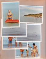 Chalet on the Lake - on the beach - Rosemary on raft. Shoreline. 