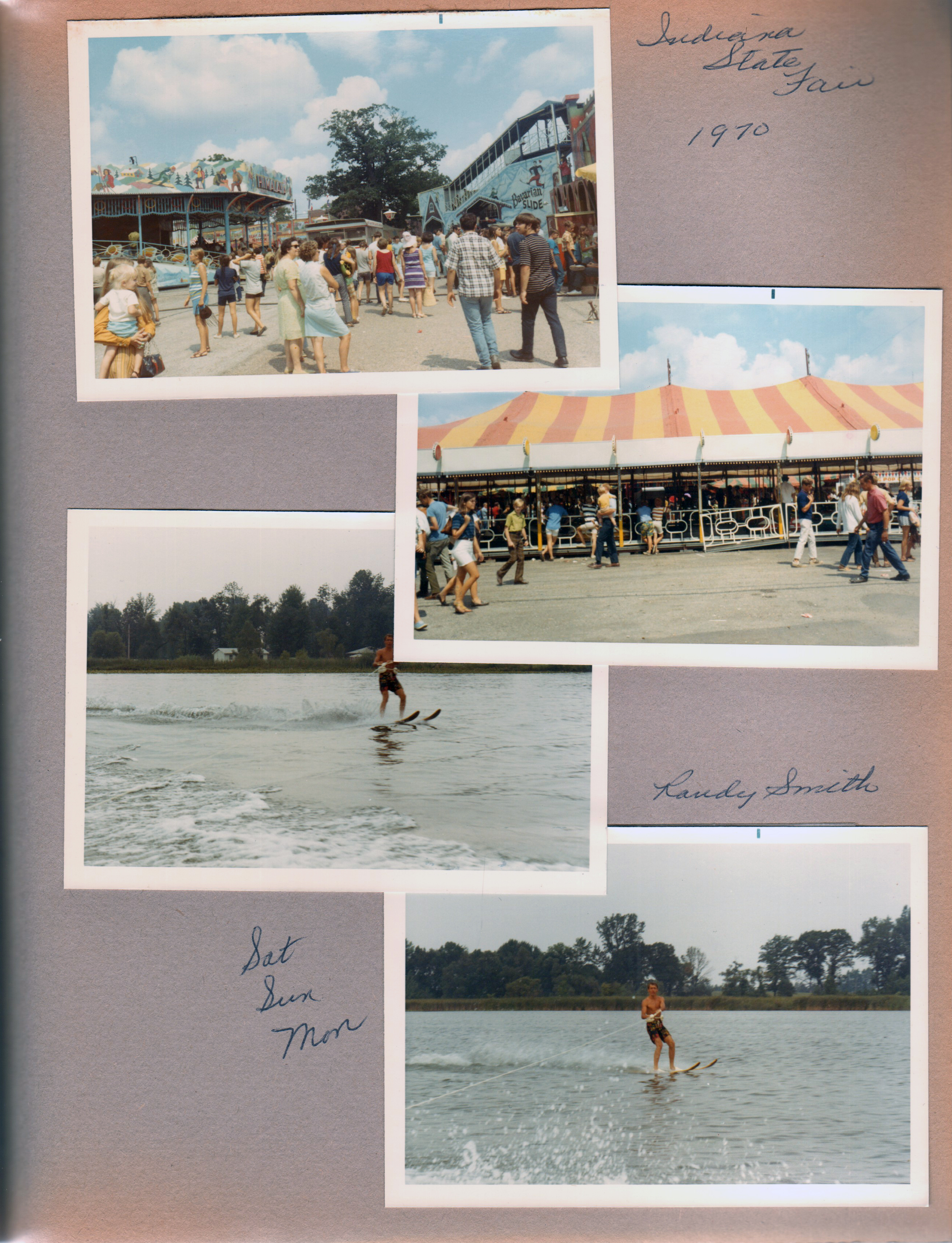 Indiana State Fair - midway. Wawasee - water skiing - Randy Smith.