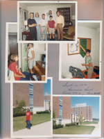 at the Gibson's house 5434 Central Ave - Rev. Charles, Michael, Peter, John, Alan, Philip. Susan at Purdue Harrison Hall - Rosemary, Alan.