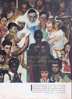 magazine clipping - Norman Rockwell