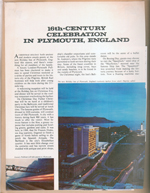 magazine clipping - 16th century Plymouth England
