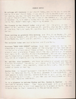 North United Methodist Church program Nov 1 1970
