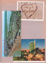 Sand - Jay + Susan heart. postcard Hollywood-by-the-Sea Johnson Street PAN 4959 82864.  postcard Pier 66 Ft Lauderdale 2CX51 10.