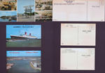postcard Conch House Harbor Restaurant R09567.   postcard Elizabeth - Queen of the Seas FNC5667 117407.  postcard Port Everglades, Hollywood Florida FNC 5130 89331.