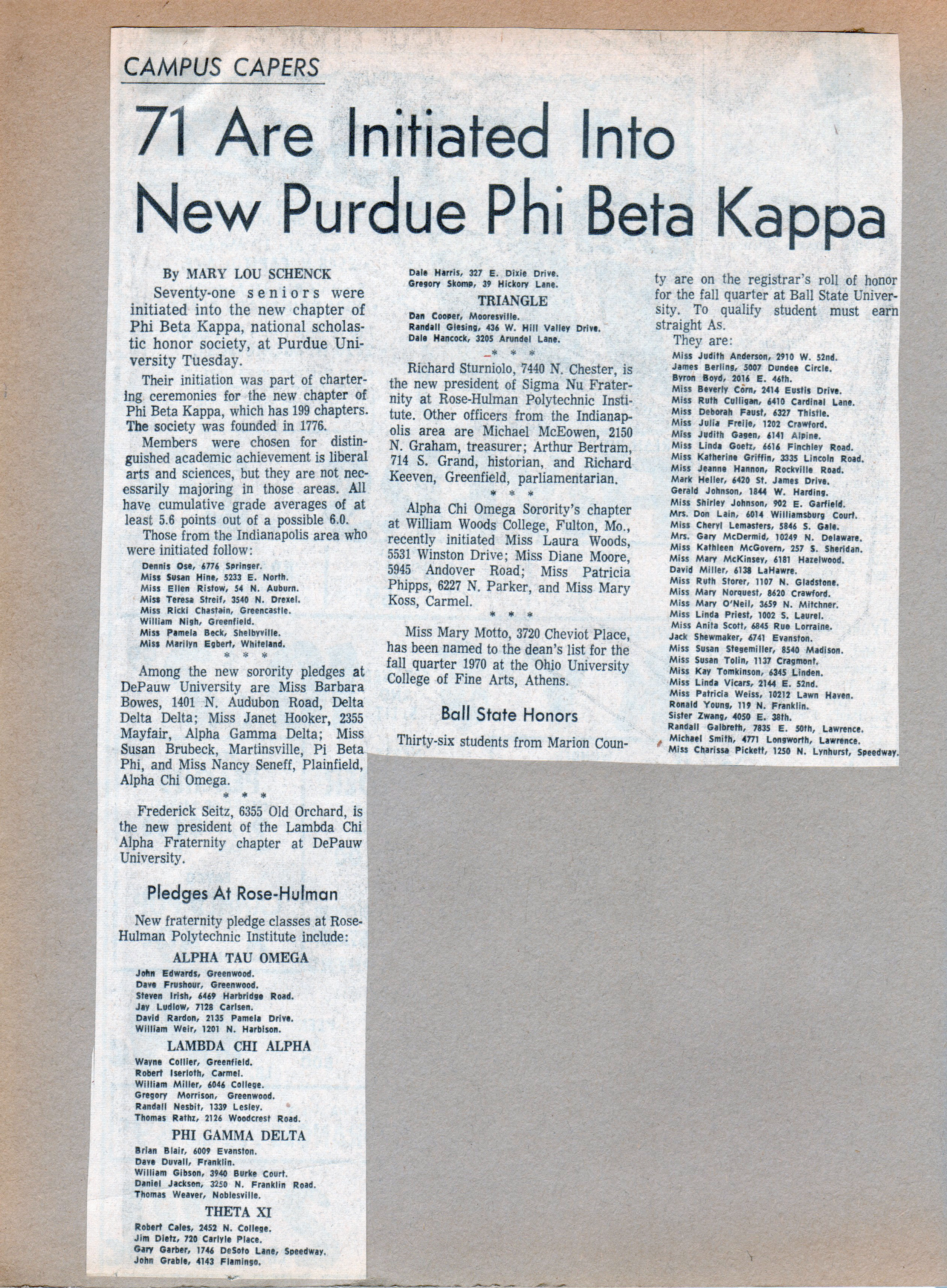 newspaper clipping - 