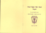 BRHS National Honor Society program