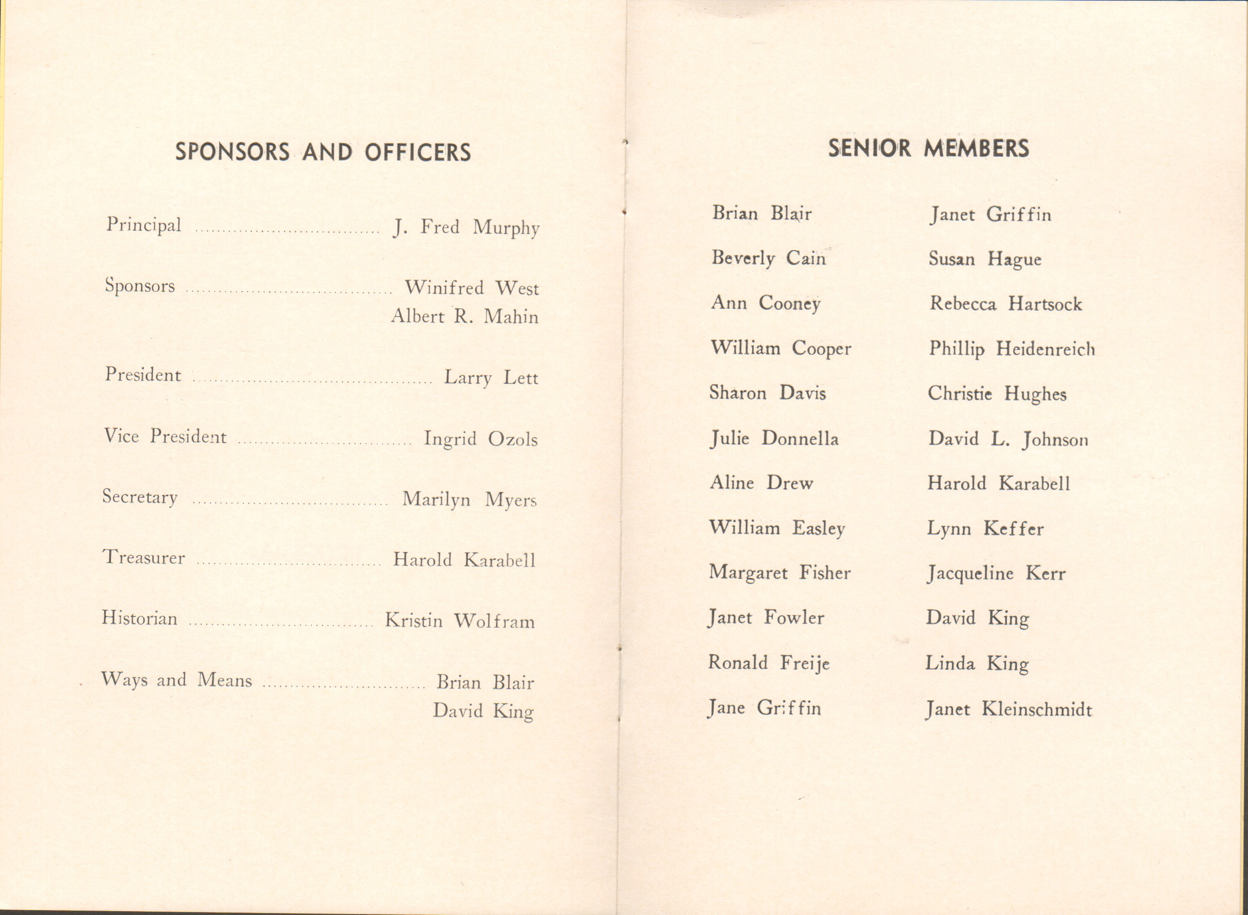 BRHS National Honor Society program