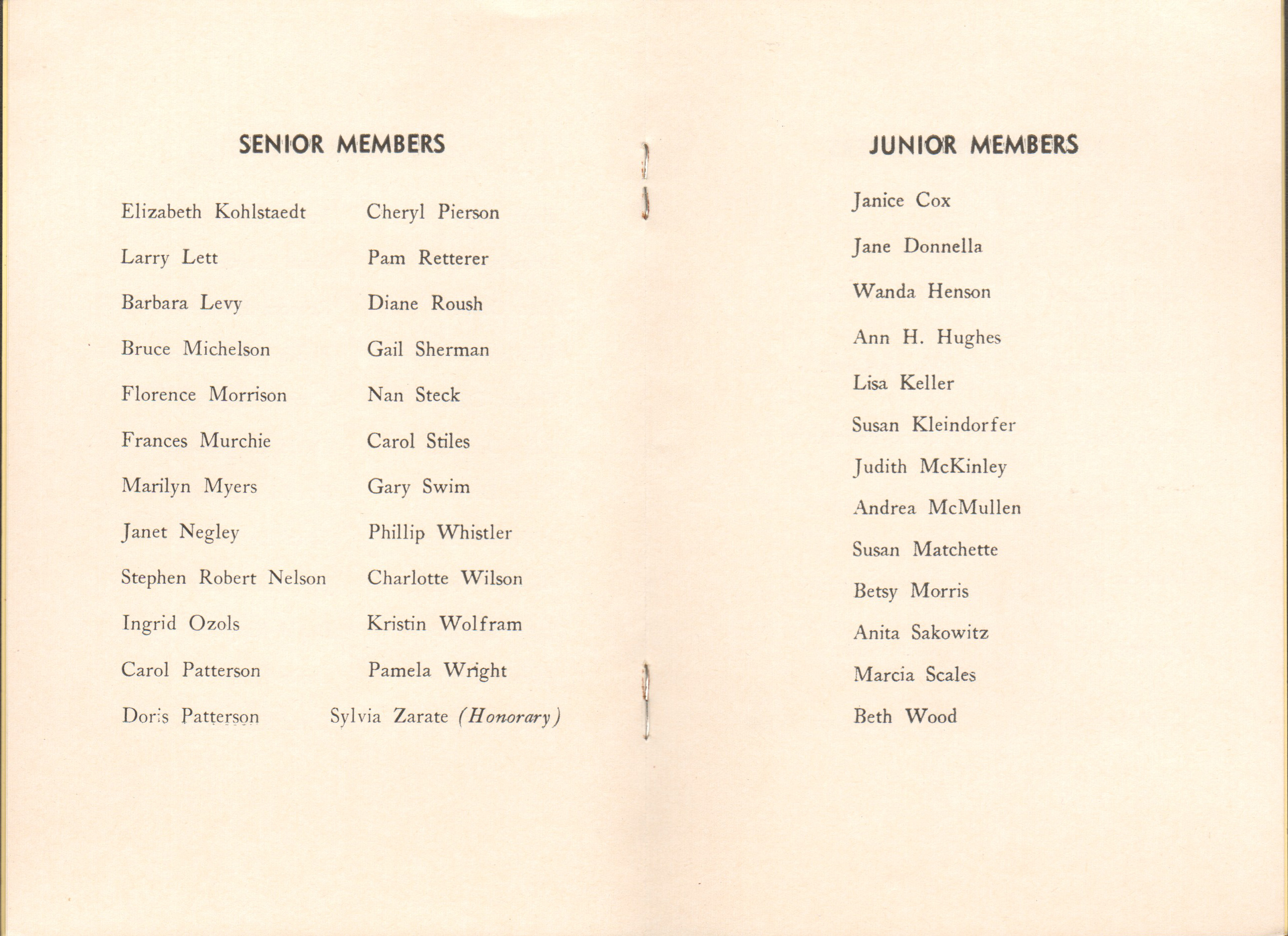 BRHS National Honor Society program