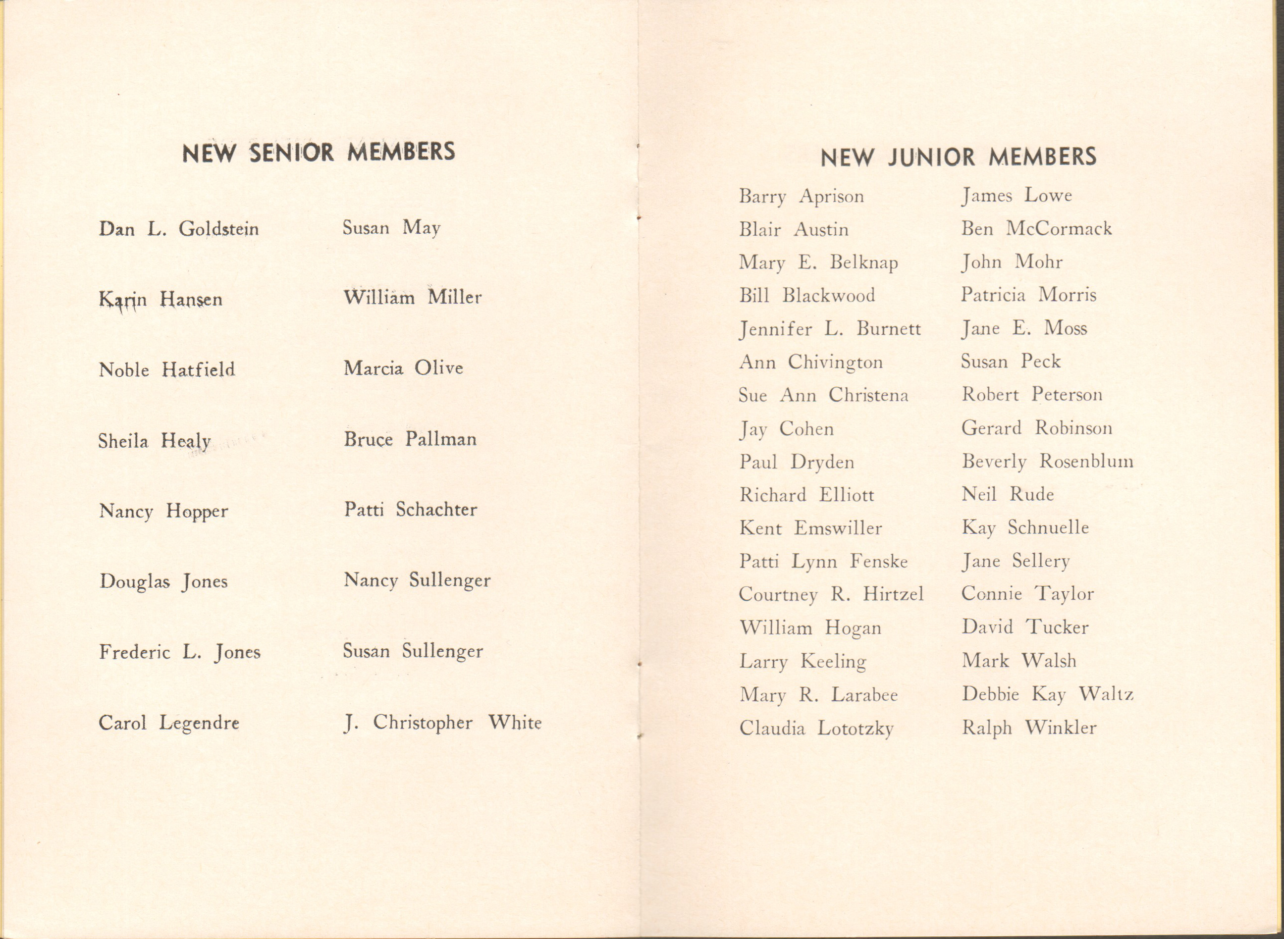 BRHS National Honor Society program