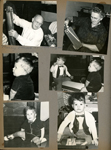 1961 Christmas at 3845 - Curt, Vonnie, Ronnie, Alan.