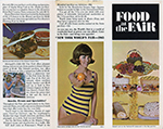 New York World's Fair trip - Food at the Fair brochure
