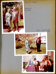 Everett and Sophia. Lela (Letsinger) and Fred Blair in 6122 yard. 6122 living room - Letsingers