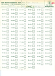 New Math Diagnostic Test No. 2512 multiplication.