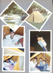 Sailboat on trailer in front of 6122. Backyard camping at Borgerhoff's - Alan with hammer, Evrard. Steve. Ian.