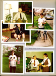 First roll with the Kodak Pocket Instamatic. 6122 - John. Alan. Jeff Rowland. Davie and Ricky Clift. School 80 classroom with Mr Eastridge and Miss Roach.