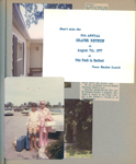 Wawasee. Edna Dodd and granddaughter maybe. Draper Reunion invitation that alan printed.