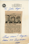 Memo from Walter Schuchmann to John Hague - named Technical Director.