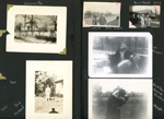 Jasonville - Letsinger house. Mutt, Bud, Mildred.  Letsie and Dick Kincaid. At IU - Rosemary in car