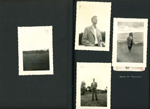 Lake Michigan August 1949 - beach, Rosemary. John.