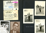 Purdue - John's 1948 and 1948 student IDs. Rosemary at Riviera Club. Michigan - Rosemary. Mr & Mrs Ed Kniffen.