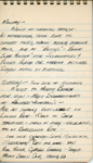 John's Ring-Master notebook for Honeymoon Trip
